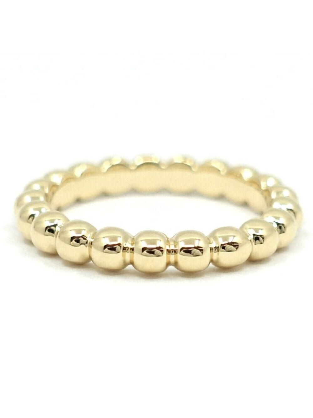 Van Cleef & Arpels 18k Yellow Gold Pearl Ring Medium Model Pinky